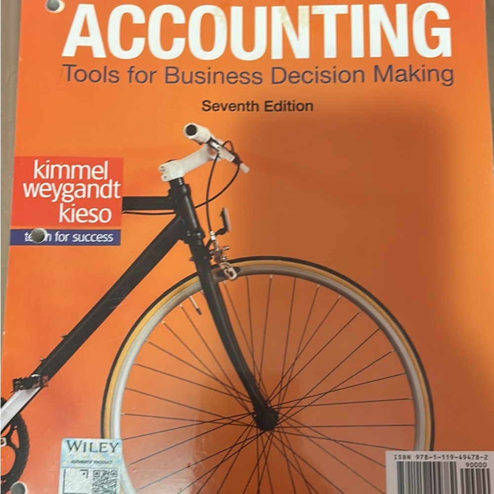 Wiley Orange Accounting Book for Business Decision Making